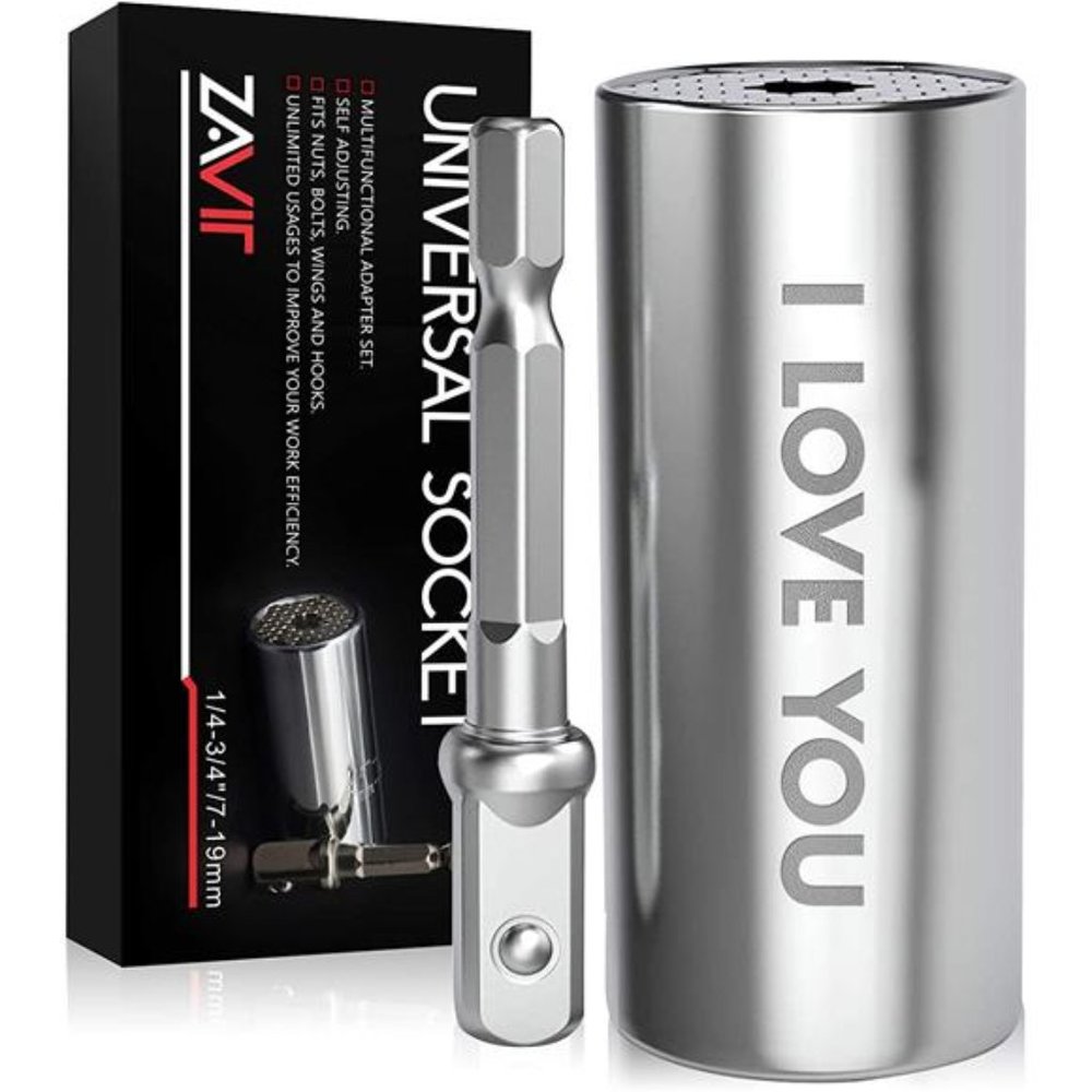 Gifts for Him Husband Men,Universal Socket I LOVE YOU,Birthday Anniversary